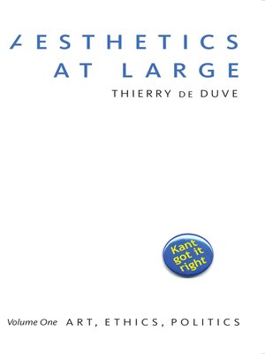 cover image of Aesthetics at Large Volume 1